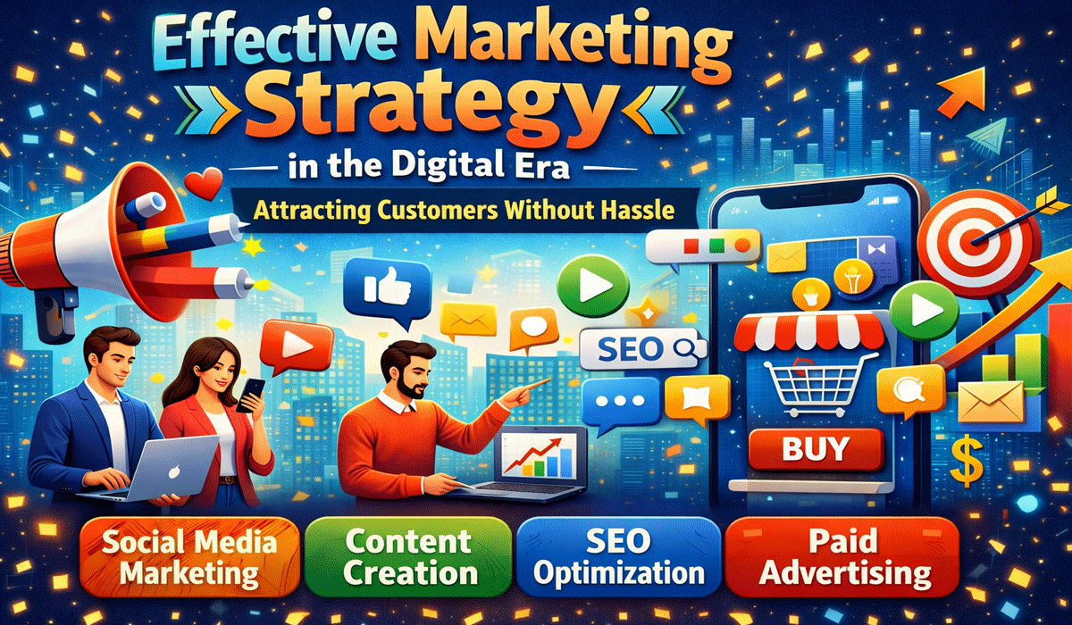 Effective Marketing Strategy in the Digital Era: Attracting Customers Without Hassle